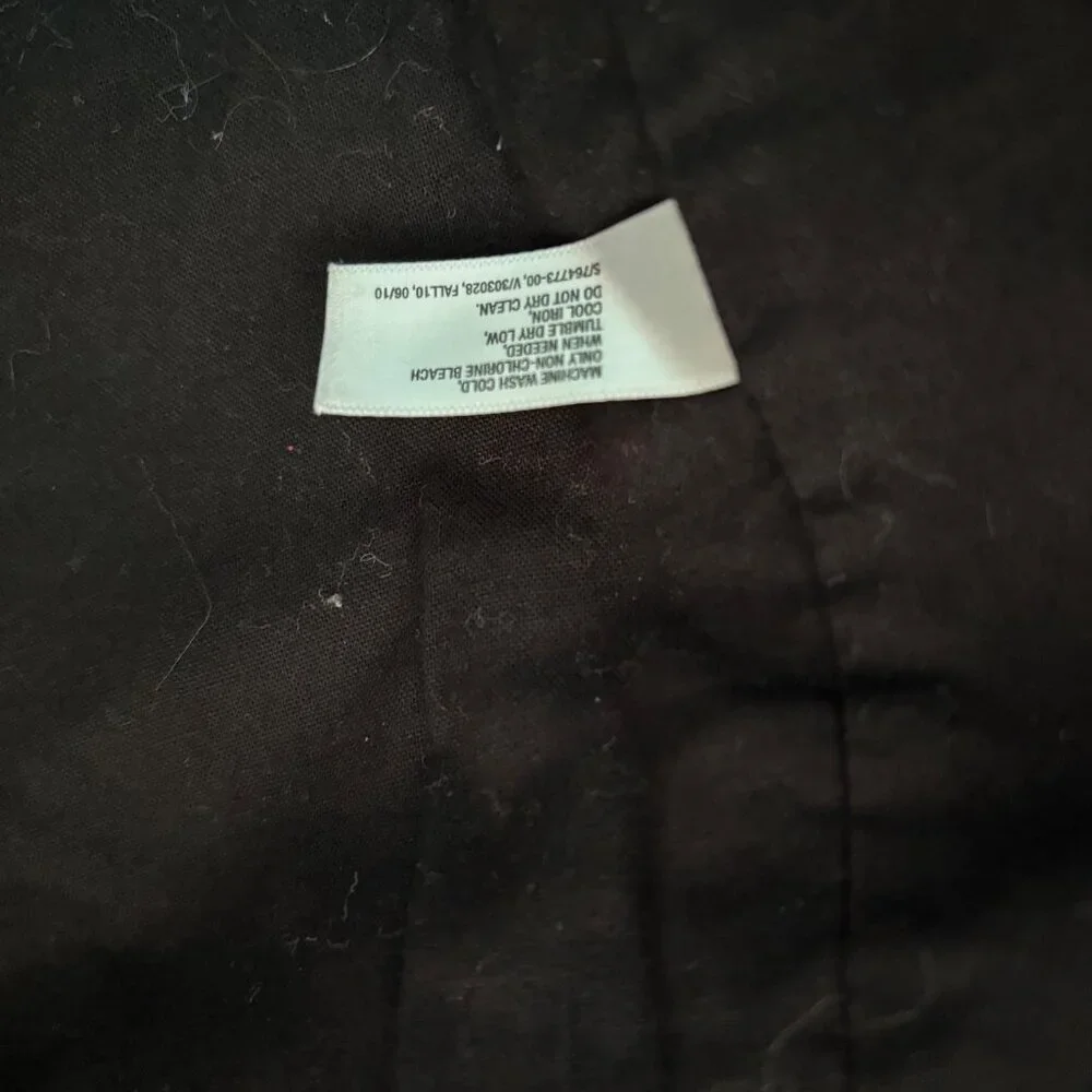 GapKids Black Cotton With Brown Corduroy Collar Medium Weight Size Kids 8